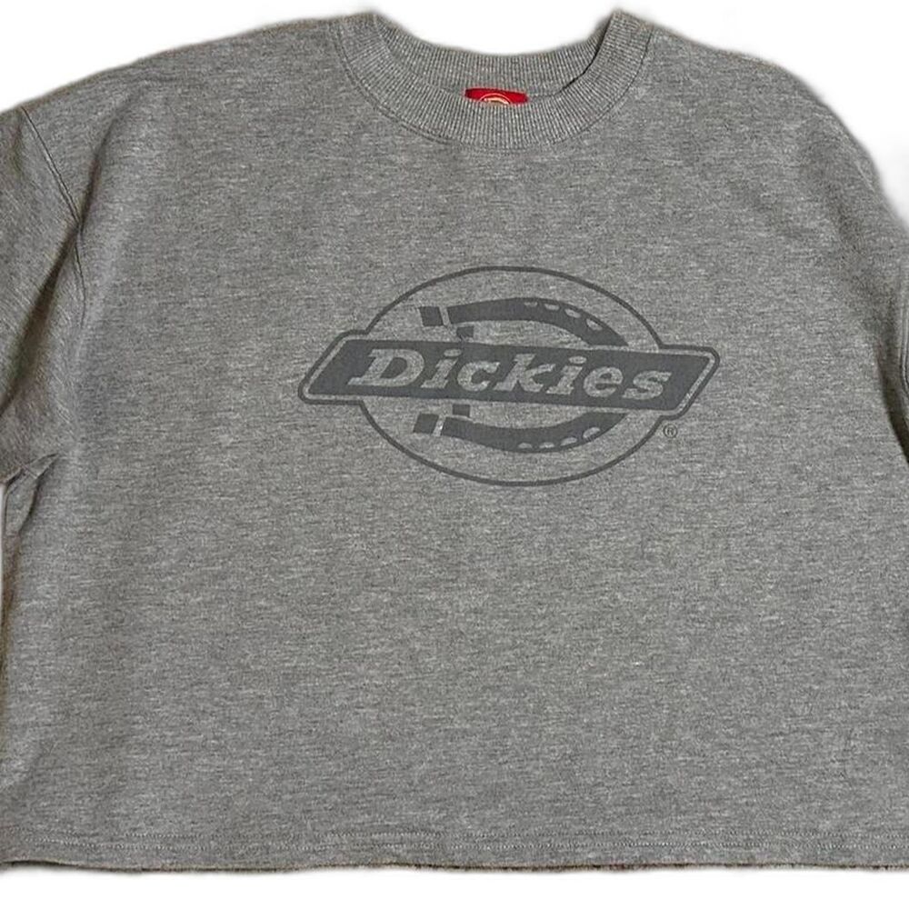 Dickies Women's Short Sleeve Grey Graphic T-shirt Size Large